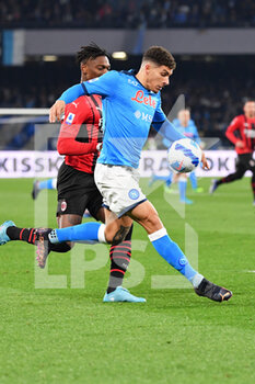 2022-03-06 - Napoli's defender Giovanni Di Lorenzo in action  - SSC NAPOLI VS AC MILAN - ITALIAN SERIE A - SOCCER