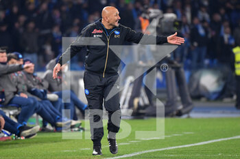 2022-03-06 - Napoli's head coach coach Luciano Spalletti gestures  - SSC NAPOLI VS AC MILAN - ITALIAN SERIE A - SOCCER