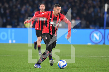 2022-03-06 - Milan's midfielder Ismael Bennacer in action  - SSC NAPOLI VS AC MILAN - ITALIAN SERIE A - SOCCER