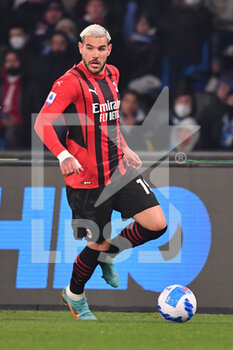 2022-03-06 - Milan’s defender Theo Hernandez in action  - SSC NAPOLI VS AC MILAN - ITALIAN SERIE A - SOCCER