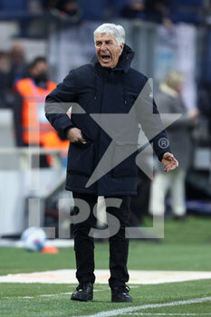 2022-03-13 - Gian Piero Gasperini (Atalanta BC) gestures - ATALANTA BC VS GENOA CFC - ITALIAN SERIE A - SOCCER