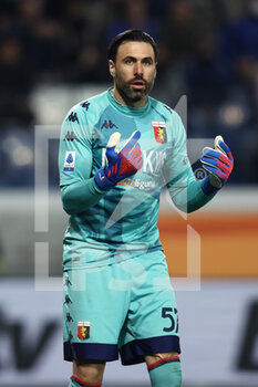2022-03-13 - Salvatore Sirigu (Genoa CFC) gestures - ATALANTA BC VS GENOA CFC - ITALIAN SERIE A - SOCCER