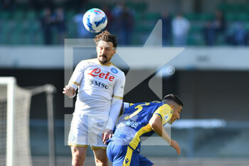 2022-03-13 - mario rui (Napoli) and davide faraoni (verona) - HELLAS VERONA FC VS SSC NAPOLI - ITALIAN SERIE A - SOCCER