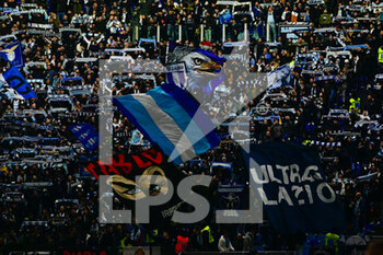 2022-03-14 - Supporters SS Lazio during the Italian Football Championship League A 2021/2022 match between SS Lazio vs Venezia FC at the Olimpic Stadium in Rome on 14 March 2022. - SS LAZIO VS VENEZIA FC - ITALIAN SERIE A - SOCCER