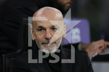 2022-03-12 - Stefano Pioli Head Coach of AC Milan during the Serie A 2021/22 football match between AC Milan and Empoli FC at Giuseppe Meazza Stadium, Milan, Italy on March 12, 2022 - AC MILAN VS EMPOLI FC - ITALIAN SERIE A - SOCCER
