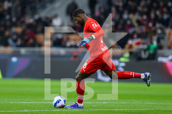 2022-03-12 - Mike Maignan of AC Milan in action during the Serie A 2021/22 football match between AC Milan and Empoli FC at Giuseppe Meazza Stadium, Milan, Italy on March 12, 2022 - AC MILAN VS EMPOLI FC - ITALIAN SERIE A - SOCCER