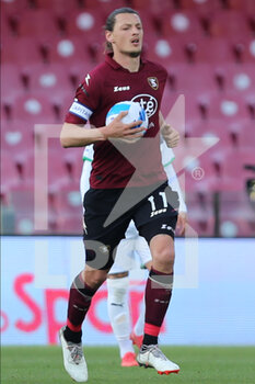 2022-03-12 - Milan Djuric of US SALERNITANA reacts after scoring a goal during the Serie A match between US Salernitana and US Sassuolo at Stadio Arechi on March 12, 2022 in Salerno, Italy. - US SALERNITANA VS US SASSUOLO - ITALIAN SERIE A - SOCCER