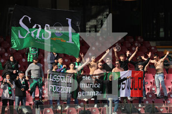 2022-03-12 - Fans of US SASSUOLO during the Serie A match between US Salernitana and US Sassuolo at Stadio Arechi on March 12, 2022 in Salerno, Italy. - US SALERNITANA VS US SASSUOLO - ITALIAN SERIE A - SOCCER