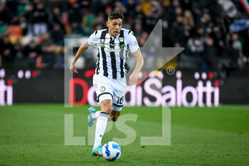 2022-03-13 - Udinese's Nahuel Molina portrait in action - UDINESE CALCIO VS AS ROMA - ITALIAN SERIE A - SOCCER