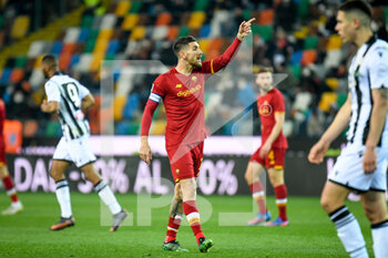 2022-03-13 - Roma's Lorenzo Pellegrini reacts - UDINESE CALCIO VS AS ROMA - ITALIAN SERIE A - SOCCER