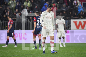 2022-03-19 - Zlatan Ibrahimovic of AC Milan - CAGLIARI CALCIO VS AC MILAN - ITALIAN SERIE A - SOCCER