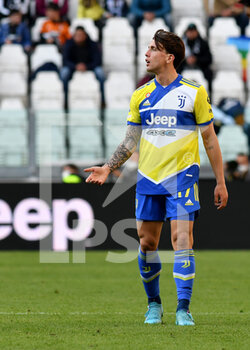 2022-03-20 - Luca Pellegrini of Juventus FC in action during the Serie A 2021/22 match between Juventus FC and US Salernitana at Allianz Stadium on March 20, 2022 in Turin, Italy-Photo ReporterTorino - JUVENTUS FC VS US SALERNITANA - ITALIAN SERIE A - SOCCER