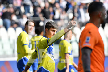 2022-03-20 - Paulo Dybala of Juventus FC celebrates after scoring a goal during the Serie A 2021/22 match between Juventus FC and US Salernitana at Allianz Stadium on March 20, 2022 in Turin, Italy-Photo ReporterTorino - JUVENTUS FC VS US SALERNITANA - ITALIAN SERIE A - SOCCER