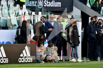 2022-03-20 - Andrea Agnelli and Maurizio Arrivabene of Juventus FC during the Serie A 2021/22 match between Juventus FC and US Salernitana at Allianz Stadium on March 20, 2022 in Turin, Italy-Photo ReporterTorino - JUVENTUS FC VS US SALERNITANA - ITALIAN SERIE A - SOCCER