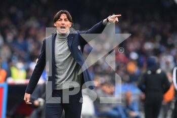 2022-03-19 - Gabrile Cioffi Coach ( Udinese Calcio) gesticulates during the match during the Serie A 2021/22 match between SSC. Napoli and Udinese Calcio at Diego Armando Maradona Stadium, Italy March 19,2022 - SSC NAPOLI VS UDINESE CALCIO - ITALIAN SERIE A - SOCCER