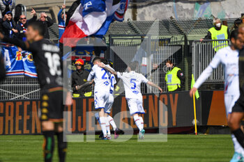 2022-03-20 - UC Sampdoria celebrates after scoring a goal  0-1 - VENEZIA FC VS UC SAMPDORIA - ITALIAN SERIE A - SOCCER
