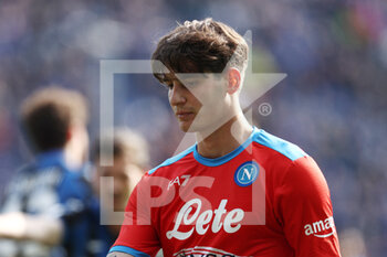 2022-04-03 - Alessandro Zanoli (SSC Napoli) looks down - ATALANTA BC VS SSC NAPOLI - ITALIAN SERIE A - SOCCER