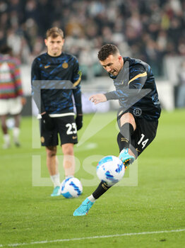 2022-04-03 - Ivan Perisic (FC Internazionale) during warm-up - JUVENTUS FC VS INTER - FC INTERNAZIONALE - ITALIAN SERIE A - SOCCER