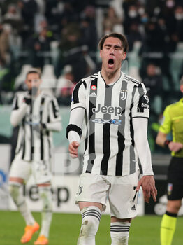 2022-04-03 - Dušan Vlahović (Juventus FC) disappointed - JUVENTUS FC VS INTER - FC INTERNAZIONALE - ITALIAN SERIE A - SOCCER