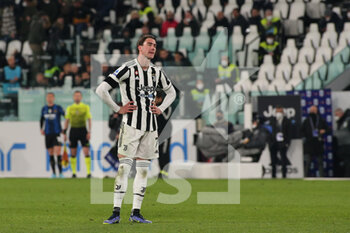 2022-04-03 - Dušan Vlahović (Juventus FC) disappointed - JUVENTUS FC VS INTER - FC INTERNAZIONALE - ITALIAN SERIE A - SOCCER
