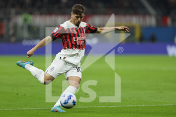 2022-04-04 - Brahim Diaz of AC Milan in action during the Serie A 2021/22 football match between AC Milan and Bologna FC at Giuseppe Meazza Stadium, Milan, Italy on April 04, 2022 - AC MILAN VS BOLOGNA FC - ITALIAN SERIE A - SOCCER