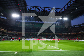2022-04-04 - A general view inside the stadium during the Serie A 2021/22 football match between AC Milan and Bologna FC at Giuseppe Meazza Stadium, Milan, Italy on April 04, 2022 - AC MILAN VS BOLOGNA FC - ITALIAN SERIE A - SOCCER