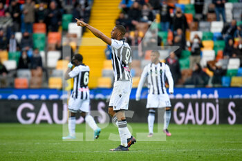2022-04-03 - Udinese's Beto Betuncal celebrates after scoring a goal 3-1 - UDINESE CALCIO VS CAGLIARI CALCIO - ITALIAN SERIE A - SOCCER