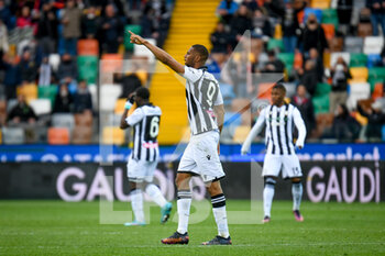 2022-04-03 - Udinese's Beto Betuncal celebrating a goal - UDINESE CALCIO VS CAGLIARI CALCIO - ITALIAN SERIE A - SOCCER