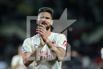2022-04-10 - Olivier Giroud (AC Milan) clapping - TORINO FC VS AC MILAN - ITALIAN SERIE A - SOCCER