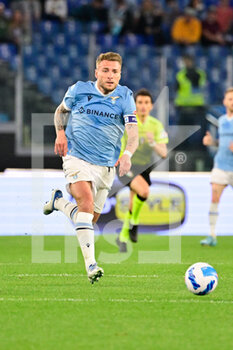 2022-04-16 - Ciro Immobile (SS Lazio) during the Italian Football Championship League A 2021/2022 match between SS Lazio vs torino FC at the Olimpic Stadium in Rome on 16 April 2022. - SS LAZIO VS TORINO FC - ITALIAN SERIE A - SOCCER