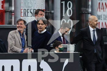 2022-04-15 - Filippo Inzaghi during the Serie A 2021/22 football match between AC Milan and Genoa CFC at Giuseppe Meazza Stadium, Milan, Italy on April 15, 2022 - AC MILAN VS GENOA CFC - ITALIAN SERIE A - SOCCER