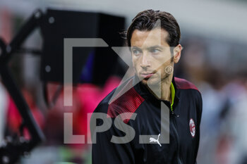 2022-04-15 - Antonio Mirante of AC Milan during the Serie A 2021/22 football match between AC Milan and Genoa CFC at Giuseppe Meazza Stadium, Milan, Italy on April 15, 2022 - AC MILAN VS GENOA CFC - ITALIAN SERIE A - SOCCER