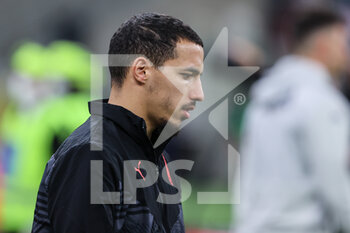 2022-04-15 - Ismael Bennacer of AC Milan looks on during the Serie A 2021/22 football match between AC Milan and Genoa CFC at Giuseppe Meazza Stadium, Milan, Italy on April 15, 2022 - AC MILAN VS GENOA CFC - ITALIAN SERIE A - SOCCER
