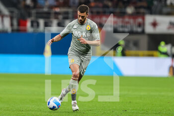 2022-04-15 - Mattia Bani of Genoa CFC in action during the Serie A 2021/22 football match between AC Milan and Genoa CFC at Giuseppe Meazza Stadium, Milan, Italy on April 15, 2022 - AC MILAN VS GENOA CFC - ITALIAN SERIE A - SOCCER