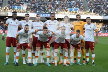 2022-04-18 - training of AS Roma during the Serie A 2021/22 match between SSC Napoli  and AS Roma at Diego Armando Maradona Stadium - SSC NAPOLI VS AS ROMA - ITALIAN SERIE A - SOCCER