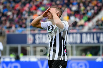 2022-04-24 - Udinese's Gerard Deulofeu reacting - BOLOGNA FC VS UDINESE CALCIO - ITALIAN SERIE A - SOCCER