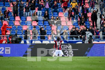 2022-04-24 - Bologna's Nicola Sansone celebrates after scoring a goal 2-2 - BOLOGNA FC VS UDINESE CALCIO - ITALIAN SERIE A - SOCCER