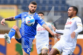 2022-04-24 - Patrick Cutrone (Empoli FC) and Juan Jesus (SSC Napoli) - EMPOLI FC VS SSC NAPOLI - ITALIAN SERIE A - SOCCER