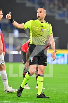 2022-04-24 - Marco Guida referee during the Italian Football Championship League A 2021/2022 match between SS Lazio vs AC Milan at the Olimpic Stadium in Rome on 24 April 2022. - SS LAZIO VS AC MILAN - ITALIAN SERIE A - SOCCER