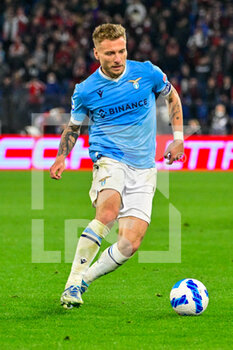 2022-04-24 - Ciro Immobile (SS Lazio) during the Italian Football Championship League A 2021/2022 match between SS Lazio vs AC Milan at the Olimpic Stadium in Rome on 24 April 2022. - SS LAZIO VS AC MILAN - ITALIAN SERIE A - SOCCER