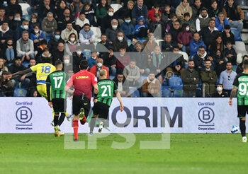 2022-04-25 - moise kean (juventus) scores the goal of 1-2 - US SASSUOLO VS JUVENTUS FC - ITALIAN SERIE A - SOCCER