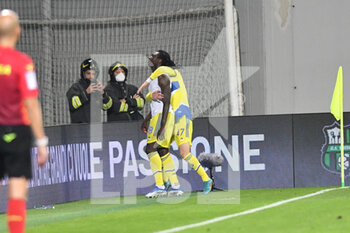 2022-04-25 - moise kean (juventus) celebrates the goal - US SASSUOLO VS JUVENTUS FC - ITALIAN SERIE A - SOCCER