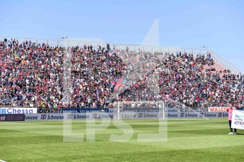 2022-04-30 - Tifosi, Fans, Supporters of Cagliari Calcio - CAGLIARI CALCIO VS HELLAS VERONA FC - ITALIAN SERIE A - SOCCER