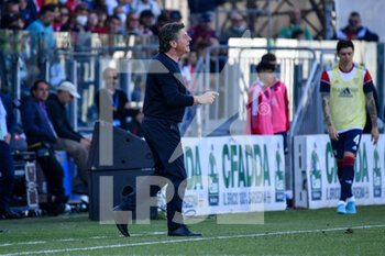 2022-04-30 - Walter Mazzarri Mister of Cagliari Calcio - CAGLIARI CALCIO VS HELLAS VERONA FC - ITALIAN SERIE A - SOCCER