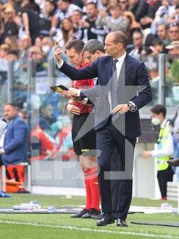 2022-05-01 - Massimiliano Allegri, Juventus FC head coach - JUVENTUS FC VS VENEZIA FC - ITALIAN SERIE A - SOCCER