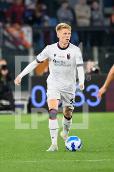 2022-05-01 - Jerry Schouten (Bologna FC) during the Italian Football Championship League A 2021/2022 match between AS Roma vs Bologna FC at the Olimpic Stadium in Rome  on 01 May 2022. - AS ROMA VS BOLOGNA FC - ITALIAN SERIE A - SOCCER