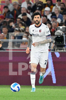 2022-05-01 - Roberto Soriano (Bologna FC) during the Italian Football Championship League A 2021/2022 match between AS Roma vs Bologna FC at the Olimpic Stadium in Rome  on 01 May 2022. - AS ROMA VS BOLOGNA FC - ITALIAN SERIE A - SOCCER