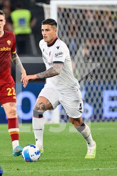 2022-05-01 - Kevin Bonifazi (Bologna FC) during the Italian Football Championship League A 2021/2022 match between AS Roma vs Bologna FC at the Olimpic Stadium in Rome  on 01 May 2022. - AS ROMA VS BOLOGNA FC - ITALIAN SERIE A - SOCCER