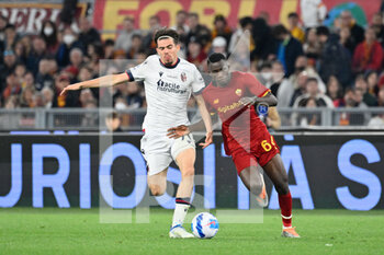 2022-05-01 - Denso Kasius (Bologna FC) Denso Kasius (Bologna FC) during the Italian Football Championship League A 2021/2022 match between AS Roma vs Bologna FC at the Olimpic Stadium in Rome  on 01 May 2022. - AS ROMA VS BOLOGNA FC - ITALIAN SERIE A - SOCCER