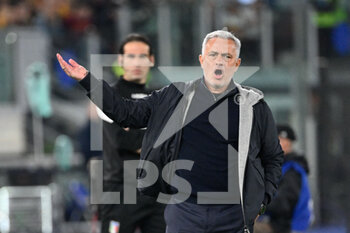 2022-05-01 - Jose’ Mourinho coach (AS Roma) during the Italian Football Championship League A 2021/2022 match between AS Roma vs Bologna FC at the Olimpic Stadium in Rome  on 01 May 2022. - AS ROMA VS BOLOGNA FC - ITALIAN SERIE A - SOCCER